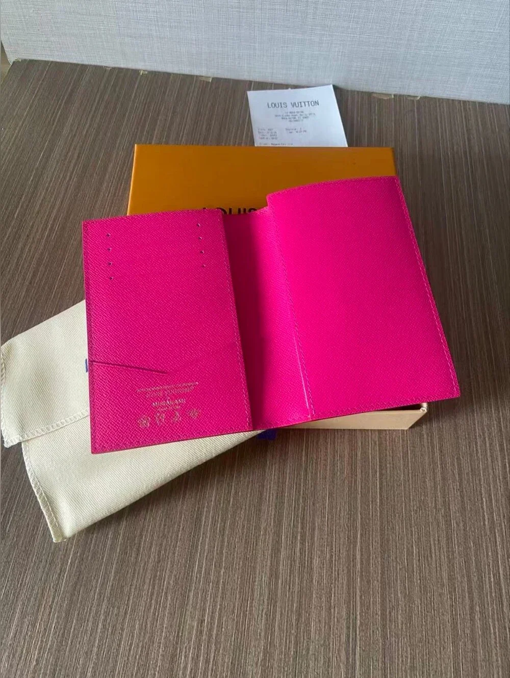 Louis Vuitton Multicolor Monogram Passport Cover - White
